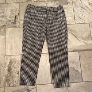 Black and white Houndstooth the slim ankle trouser |12